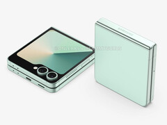 Det ryktas att Samsung kommer att använda äldre flaggskeppskomponenter i Galaxy Z Flip 'Fan Edition'. (Bildkälla: OnLeaks & Sammy Guru)