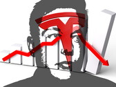 Illustration av ett diagram över Musks Tesla