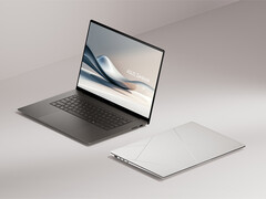 Den nya Zenbook S16 har en uppdaterad design och en batterikapacitet på 5 Wh, vilket innebär en ökning till 83 Wh. (Bildkälla: Asus)