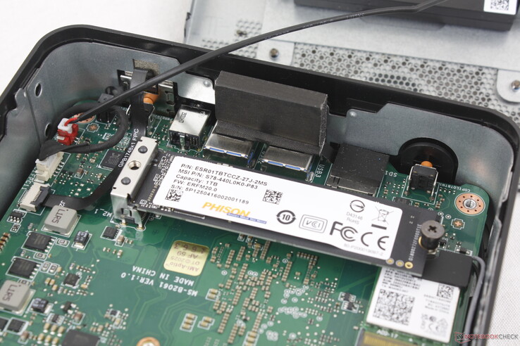 M.2 2280 SSD med kylfläns borttagen
