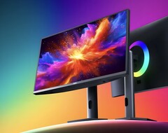 HKC M10 Ultra råkar vara den första monitorn med en RGB-mini LED-panel. (Bildkälla: HKC via ITHome)