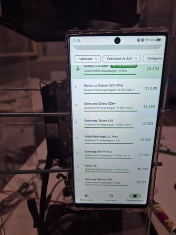 Den modifierade Z70 Ultra i en namnlös 3DMark-topplista