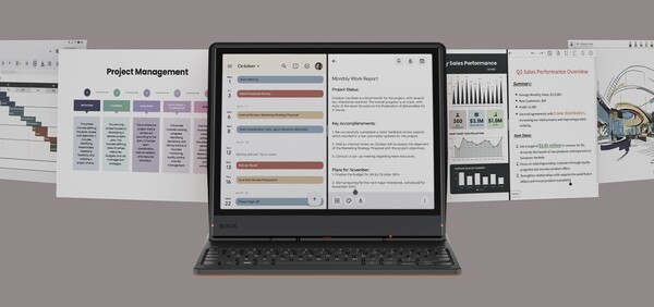 Boox Note Air5 C har nu ett tangentbordstillbehör för mer produktivt arbete. (Bildkälla: Boox)