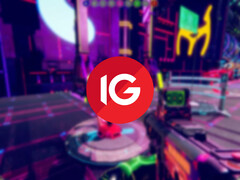 De två nya gratisspelen kommer snart att upphöra. På bilden: redigerad skärmdump från Neon Phonk Robots med Indiegala-logotypen överst.