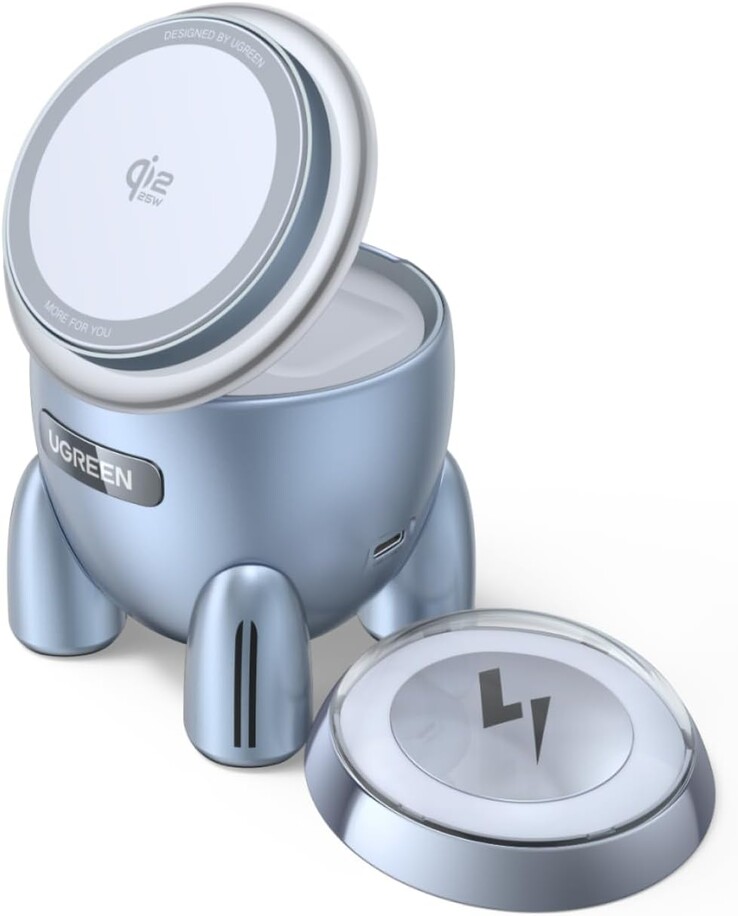 Ugreen 25W 2-i-1 trådlös laddare. (Bildkälla: Ugreen)