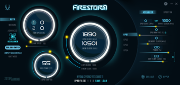Zotac FireStorm - GPU-funktioner