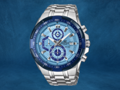 Casio Edifice EFR-539D-2AV (bilden) är en av tre nya klockor som kommer till Europa. (Bildkälla: Casio, redigerad)