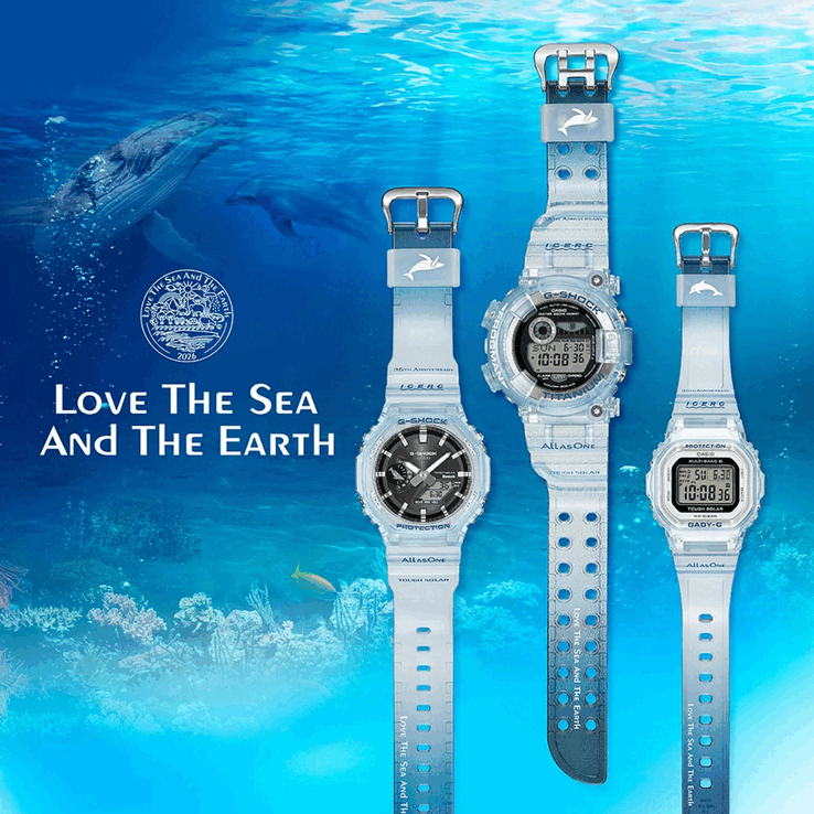 G-Shock Love The Sea and The Earth 2026 ICERC-klockor