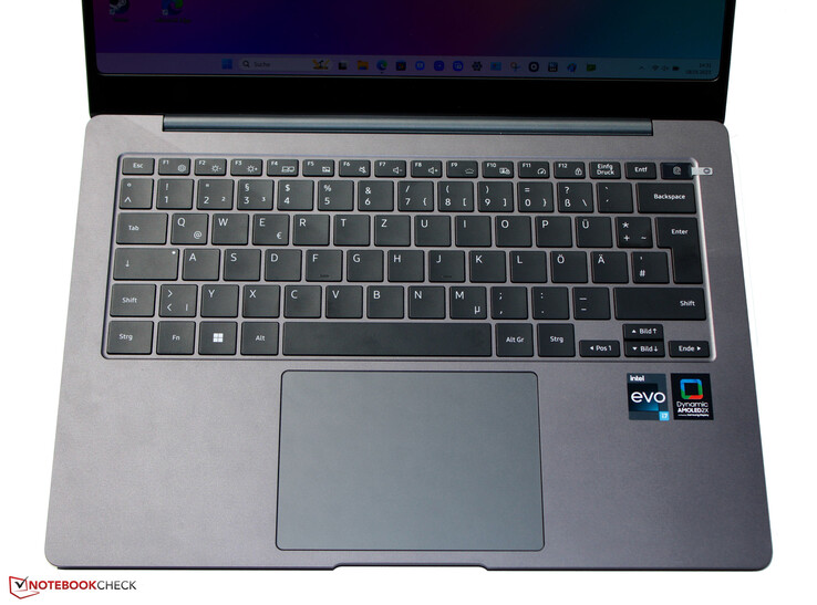 Tangentbord på Samsung Galaxy Book3 Pro 14