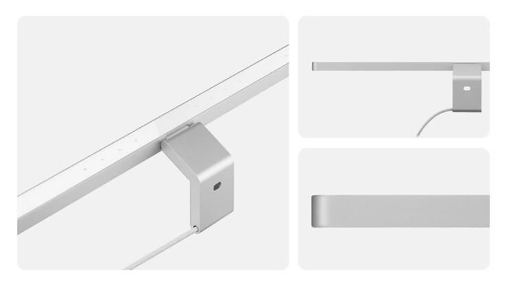 Den drivs via maskinens USB-C-port och belyser ett område på 33,5 x 19,7 tum med 500 lux.