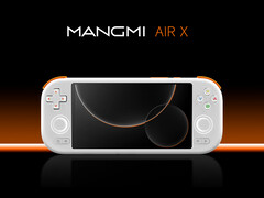 Air X kostar cirka 70 USD i Kina. På bilden: en kampanjbild av spelhanddatorn. (Bildkälla: Mangmi - redigerad)