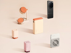 Fem tillbehör kommer att lanseras globalt tillsammans med Find X9 Ultra. På bilden: en reklambild som visar tillbehören förutom telefonen.