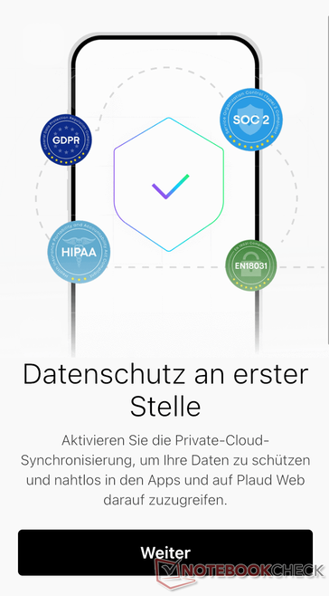 Plaud Note Pro är väl positionerat när det gäller dataskydd.