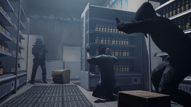 Spelare ställs inför mer än att bara ta ner skurkarna - att säkra civila kan vara lika jobbigt som att överleva skottlossningar. (Bildkälla : Steam)