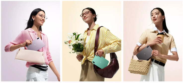 Oppo Pad Mini lanseras i tre olika färger.