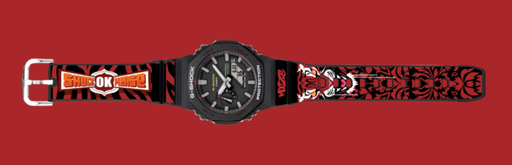 Klockan i GA-2100-serien från Casio G-Shock x Mooze-samarbetet. (Bildkälla: G-Shock India via Instagram)