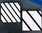 Google Pixel 10 Pro Fold (höger) flimrar mycket mindre än sin föregångare. (Bildkälla: Android Central, YouTube)