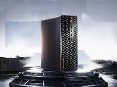 MS-S1 Max har två 80 Gbps USB 4 v2-portar. På bilden: en reklambild av minidatorn. (Bildkälla: Minisforum)