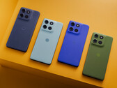 Motorola beskriver Moto G56:s lanseringsfärger som Black Oyster, Grey Mist, Dazzling Blue och Dill, alla med Pantone-varumärke. (Bildkälla: Motorola)