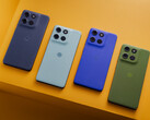 Motorola beskriver Moto G56:s lanseringsfärger som Black Oyster, Grey Mist, Dazzling Blue och Dill, alla med Pantone-varumärke. (Bildkälla: Motorola)