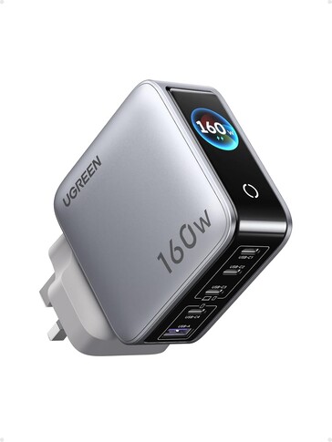 Ugreen Nexode Pro 160 W med brittisk kontakt