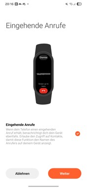 Xiaomi Smart Band 10 Inställning