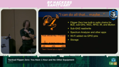Grey Fox presenterar på DEFCON 33 (Bildkälla: RF Hackers Sanctuary)