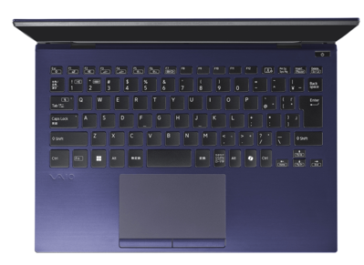 Vaio T Kachi-iro Special Edition – vy över tangentbord och pekplatta