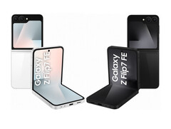 Samsung förväntas endast erbjuda Galaxy Z Flip FE i två färger vid lanseringen. (Bildkälla: via Evan Blass - redigerad)
