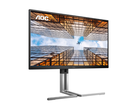 AOC U27U3X (bilden) har dubbla HDMI 2.1-portar, DisplayPort 1.4, USB-C-port (90W PD) och en USB 3.2 Gen1-port. (Bildkälla: AOC)