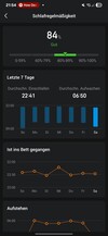 Amazfit Active2 Sömn