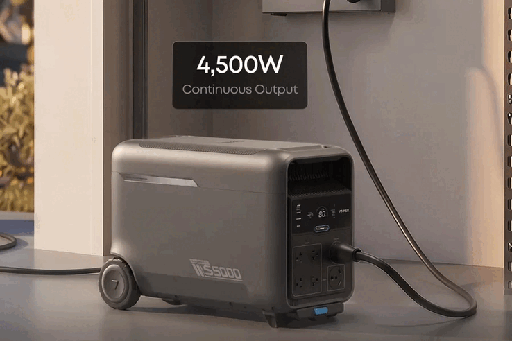 Enheten levererar 4,500W kontinuerlig effekt med toppar på upp till 8,000W
