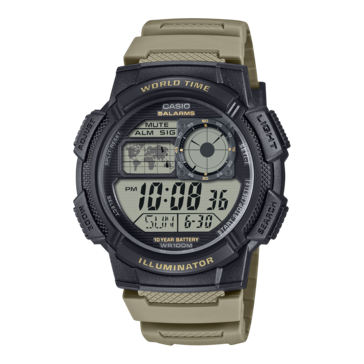 Klockan Casio AE-1000W-5AV. (Bildkälla: Casio)