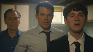 3 generationers moralkod: Harrys spöke dröjer sig kvar bakom Dexter och Harrison, men Resurrection visar hur långt den koden har tänjts - och hur suddig gränsen mellan arv och ansvar har blivit. (Bildkälla: Paramount Plus)