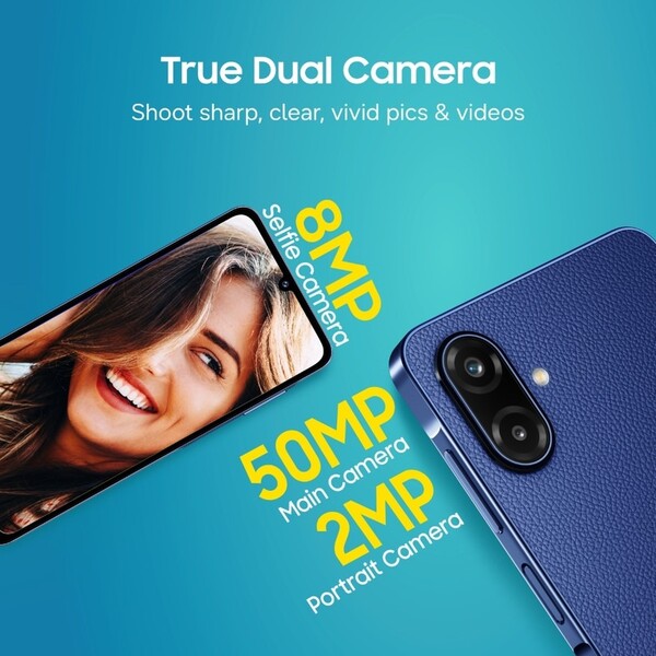 Samsung Galaxy F70e har dubbla bakre kameror.