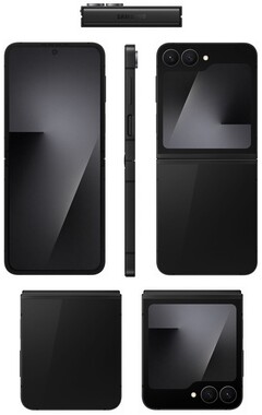 Galaxy Z Flip 7 FE som visas här syftar till att fungera som ett lågprisalternativ till Flip 7 (bildkälla: Evan Blass)