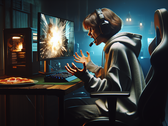 En spelare slutar på grund av raseri. (Bildkälla: Notebookcheck via Dall-e 3)