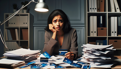 Vad ska man göra åt identitetsstöld(?) (Bildkälla: via DallE 3)