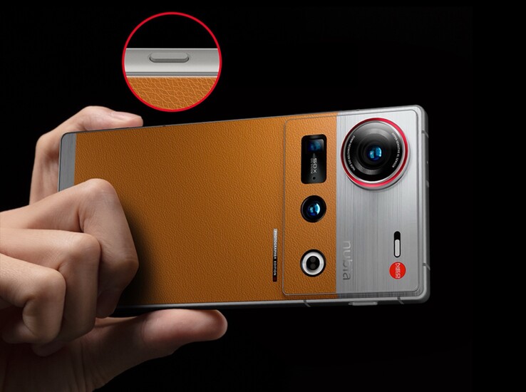 Nubia Z70S Ultra har redan en trippelkamerainställning och en dedikerad slutarknapp. (Bildkälla: Nubia)