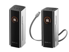 Rapid Pro Power Bank-serien har en infällbar USB-C-kabel. (Bildkälla: EcoFlow)
