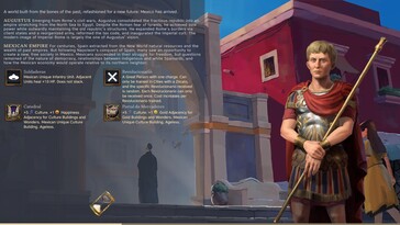 Bild: En skärmdump från spelet Sid Meier's Civilization VII.