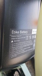 batteri med elcykeln Touroll B2