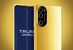 Den enda konstanten i designen av Trump T1 Phone är färgen guld.