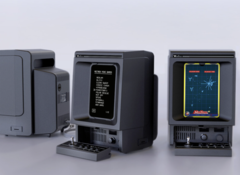 Prototyp av den miniatyriserade Vectrex-konsolen (Bildkälla: vectrex.com)