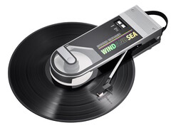 Audio-Technica x Wind and Sea Sound Burger bärbar skivspelare. (Bildkälla: Audio-Technica)