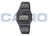 Casio Vintage A158WETB-1A (bilden) har ett svart förkromat fodral. (Bildkälla: Casio)