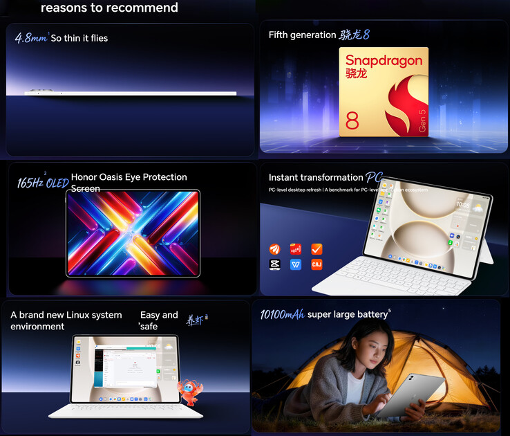 Centrala höjdpunkter i MagicPad 3 Pro 12.3 (maskinöversatt)
