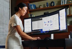 HP:s senaste 49-tumsskärm har en infällbar webbkamera (Bildkälla: HP)