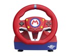 Hori Mario Kart Racing Wheel Pro Mini för Nintendo Switch 2 har Marios färgtema.