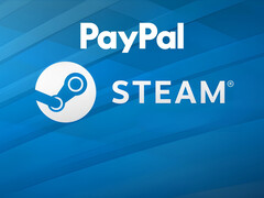 PayPal- och Steam-logotyper visas (Bildkälla: PayPal, Steam med redigeringar)